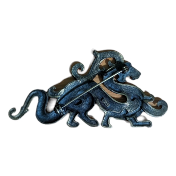 Bronze Dragon Brooch - Picture 4 of 5